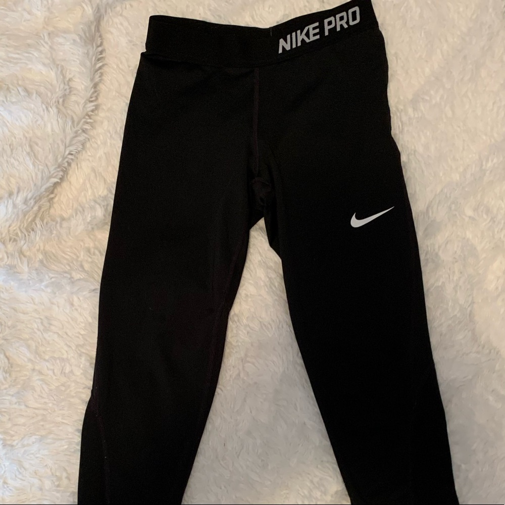 Nike dryfit leggings, size kids L